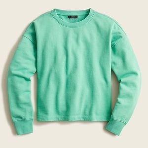 Jcrew crop sweatshirt